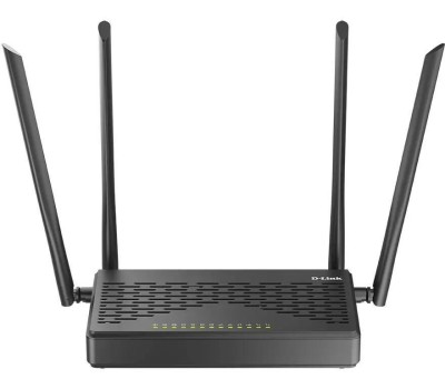Маршрутизатор D-LINK Маршрутизатор DVG-5402G/GFRU/S1A, Wi-Fi 5, AC1200, 2.4/5ГГц, 4 LAN, 1xUSB, черный