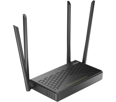 Маршрутизатор D-LINK Маршрутизатор DVG-5402G/GFRU/S1A, Wi-Fi 5, AC1200, 2.4/5ГГц, 4 LAN, 1xUSB, черный