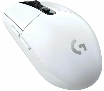 LOGITECH Мышь Мышь игровая G304 Lightspeed White белая, 200-12000dpi, беспроводная 2.4GHz, USB приемник LIGHTSPEED™, 6 программируемых кнопок, под обе руки