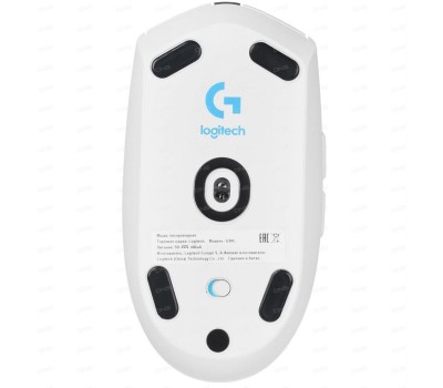 LOGITECH Мышь Мышь игровая G304 Lightspeed White белая, 200-12000dpi, беспроводная 2.4GHz, USB приемник LIGHTSPEED™, 6 программируемых кнопок, под обе руки
