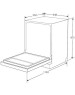 KUPPERSBERG Встраиваемая посудомоечная машина GLM 4575, узкая, ширина 44.8см, полновстраиваемая, загрузка 11 комплектов