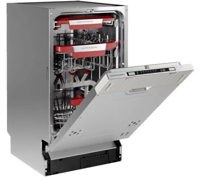 KUPPERSBERG Встраиваемая посудомоечная машина GLM 4575, узкая, ширина 44.8см, полновстраиваемая, загрузка 11 комплектов