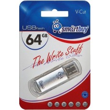 USB флеш SMARTBUY (SB64GBVC-S) 64GB V-CUT SILVER