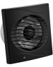 Вентилятор вытяжной GFMARK 50012 Вытяжной вентилятор, D - 100 мм, с обратным клапаном и москитной сеткой, квадратный, с решеткой, из АБС пластика, цвет ЧЕРНЫЙ
