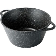 РОССИЯ Кастрюля 7л. Гранит (волна) лит/руч. без кр, к3031аг