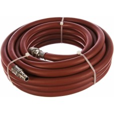 Шланг STELS Шланг пневматический резиновый, 10 x 16 мм, 24 бар, армированный, быстросъемное соединение, 10 м 57021