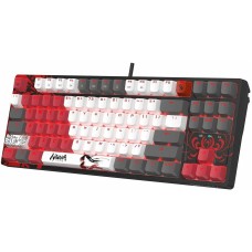 Клавиатура A4TECH Клавиатура Bloody S87 Naraka, USB, черный + красный
