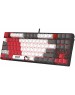 Клавиатура A4TECH Клавиатура Bloody S87 Naraka, USB, черный + красный