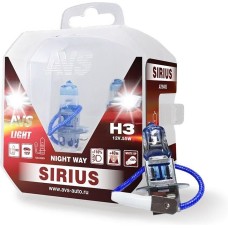 Лампа галогенная AVS Галогенная лампа SIRIUS/NIGHT WAY/ PB H3.12V.55W. 2шт