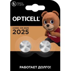 OPTICELL CR2025 Батарейка Specialty 2025, 2 шт