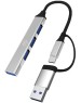 DIGMA Хаб (разветвитель) DHUB-4USB-AC-2.0, серебристый