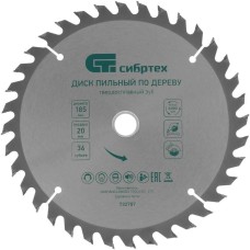 СИБРТЕХ Пильный диск 732787, по дереву, 185мм, 20мм