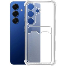 BORASCO Чехол (клип-кейс) Bumper Case, для Samsung Galaxy S25 FE, противоударный, прозрачный [75848]