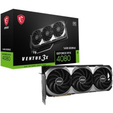 Видеокарта MSI Видеокарта RTX4080 VENTUS 3X E OC 16GB GDDR6X 256bit 2xDP 2xHDMI 3FAN RTL
