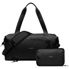 GASTON LUGA Сумка для спорта и путешествий Lightweight Packable Duffel Bag. Цвет: черный