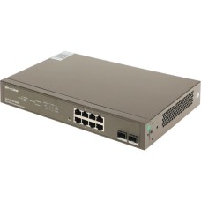 Коммутатор IP-COM Коммутатор G3310P-8-150W (L2) 8x1Гбит/с 2xКомбо(1000BASE-T/SFP) 2SFP 8PoE 130W управляемый
