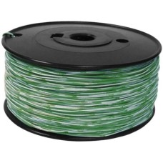 LANMASTER Кабель кроссировочный TWT-CRS1PAIR-GN U/UTP 1 пара 24AWG PVC внутренний 500м зеленый