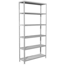 ПРАКТИК Стеллаж MS пол.:6 единая 2000x1000x600мм серый (S24199166602)