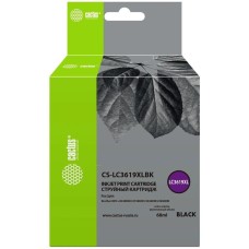 CACTUS Картридж струйный CS-LC3619XLBK черный (68мл) для Brother MFC-J2330DW/J2730DW/J3530DW/J3930DW с чипом