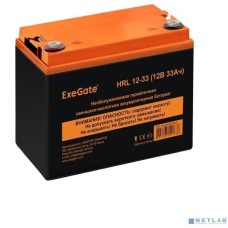 Exegate EX285664RUS Аккумуляторная батарея ExeGate HRL 12-33 (12V 33Ah, под болт М6)
