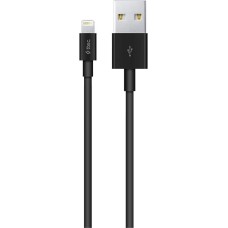 TTEC Кабель Lightning USB Charge/Data Cable. Длина: 100 см. Цвет: черный