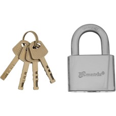 MATRIX Замок навесной, хромированное покрытие 50 мм 91801