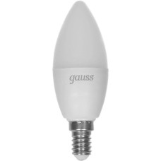 GAUSS Лампа светодиодная 103101406 6Вт цок.:E14 свеча 220B св.свеч.RGB (упак.:1шт)