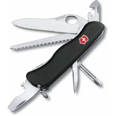 VICTORINOX Нож перочинный Trailmaster One Hand Wavy Edge (0.8463.MW3) 111мм 12функц. черный карт.коробка