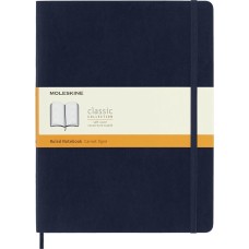 MOLESKINE Блокнот CLASSIC SOFT QP621B20 XLarge 190х250мм 192стр. линейка мягкая обложка синий сапфир
