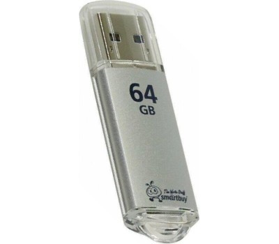 USB флеш SMARTBUY (SB64GBVC-S) 64GB V-CUT SILVER