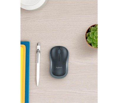 Мышь беспроводная оптическая LOGITECH M185 серый (910-002238)
