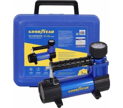 Автокомпрессор GOODYEAR GY000114 GY-30L CASE 30л/мин