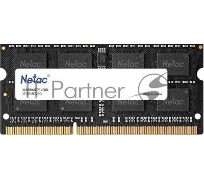 Модуль памяти NETAC SO-DIMM DDR3L DIMM 8Gb PC12800, 1600Mhz, (NTCSD3N16SP-08G) C11