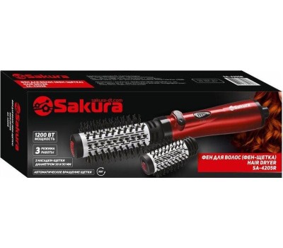 Фен-щётка SAKURA SA-4205R