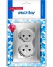 Розетка SMARTBUY (SBE-01s-10-S2-N-c) Венера, 1-местная, серебро
