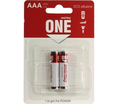 Батарейка SMARTBUY (SOBA-3A02B-Eco) ONE LR03/2B