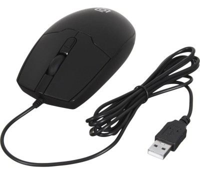 OKLICK Мышь 147M, оптическая, проводная, USB, черный [1454525]