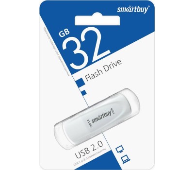 Флэш-напокитель SMARTBUY (SB032GB3SCW) UFD 3.0/3.1 032GB Scout White