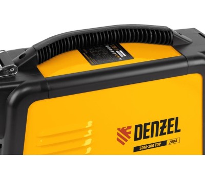 Аппарат инвертор DENZEL Аппарат инвертор. дуговой сварки SDM200 Top, 200 А, ПВ 80% 94356