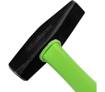 Молоток СИБРТЕХ Молоток слесарный, 500 г, фибергласовая обрезиненная рукоятка 10323