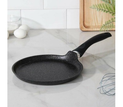 Сковорода KUKMARA Сбгги222а а/пр литая блинная 22см Granit ultra blue индукция