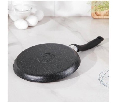 Сковорода KUKMARA Сбгги222а а/пр литая блинная 22см Granit ultra blue индукция