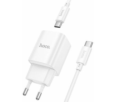 СЗУ HOCO (6942007630337) C149A СЗУ 1USB+1Type-C 3.0A PD 30W+QC3.0 , White