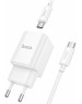 СЗУ HOCO (6942007630337) C149A СЗУ 1USB+1Type-C 3.0A PD 30W+QC3.0 , White