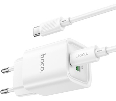 СЗУ HOCO (6942007630337) C149A СЗУ 1USB+1Type-C 3.0A PD 30W+QC3.0 , White