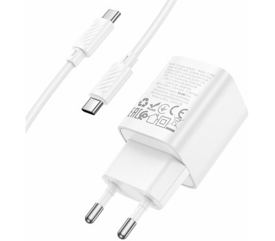 СЗУ HOCO (6942007630337) C149A СЗУ 1USB+1Type-C 3.0A PD 30W+QC3.0 , White
