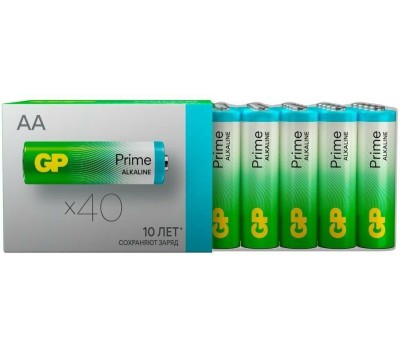 GP AA Батарейка Super Alkaline 15AA21-2CRSWC40, 40 шт