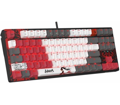 Клавиатура A4TECH Клавиатура Bloody S87 Naraka, USB, черный + красный