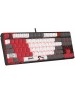 Клавиатура A4TECH Клавиатура Bloody S87 Naraka, USB, черный + красный