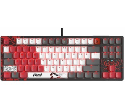 Клавиатура A4TECH Клавиатура Bloody S87 Naraka, USB, черный + красный